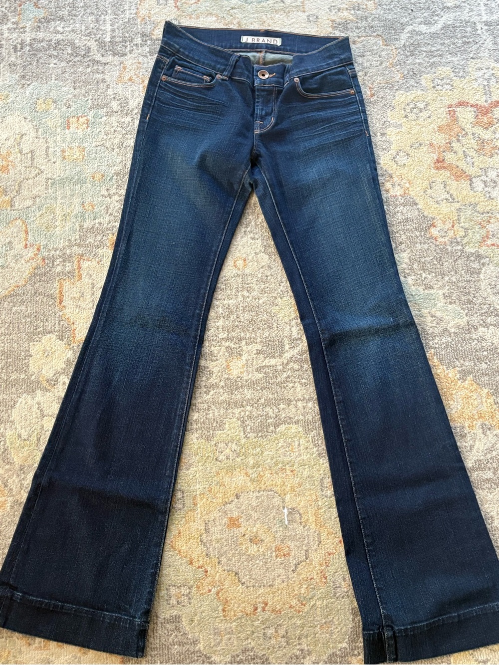 J Brand Dark Indigo Flare Jeans 26x34
